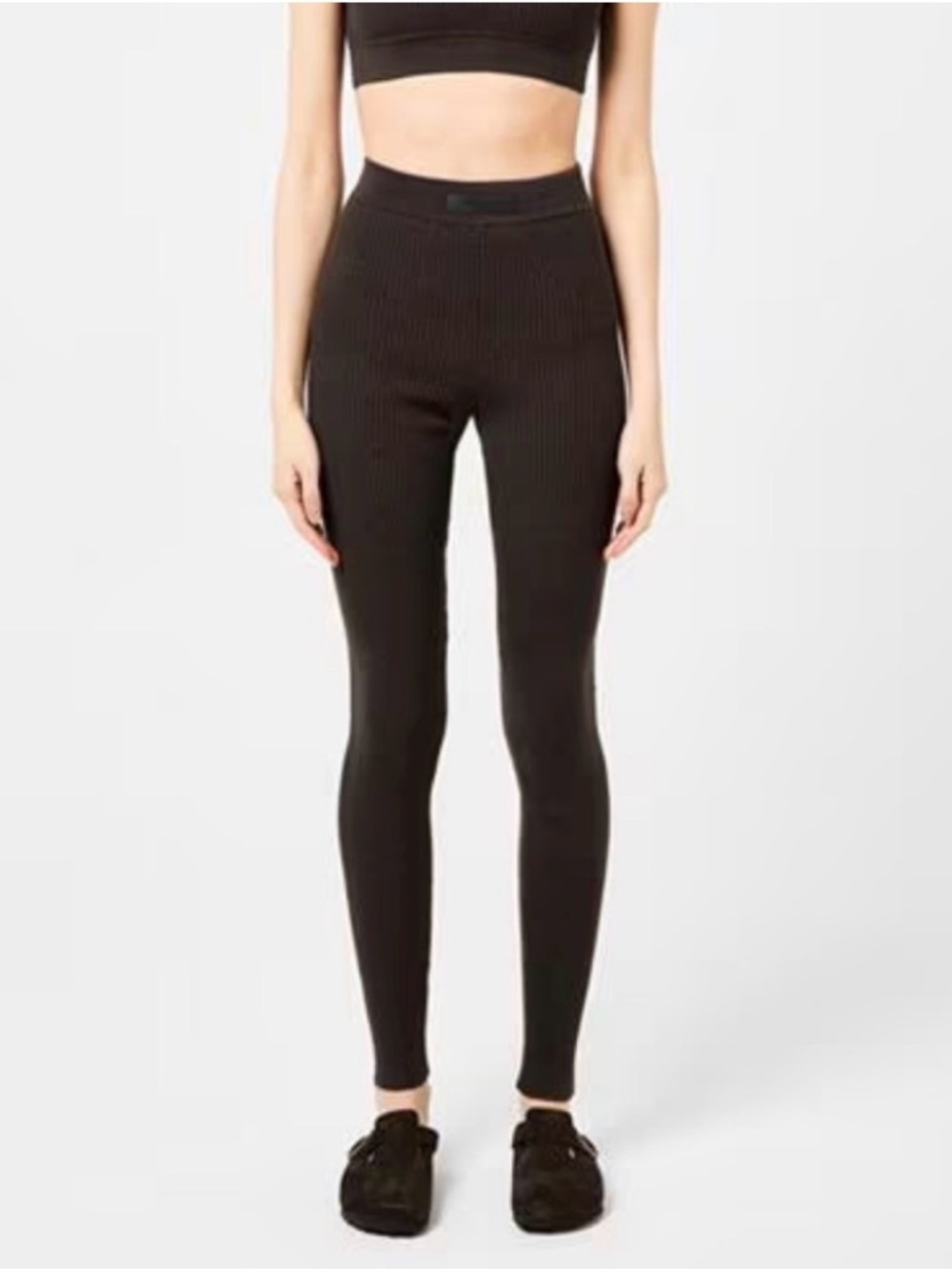 Fear of God Brown Essentials Knit Leggings